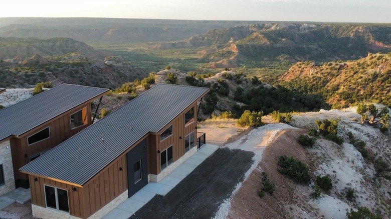 Rustic Luxury Cabins overlooking Palo Duro Canyon in Texas