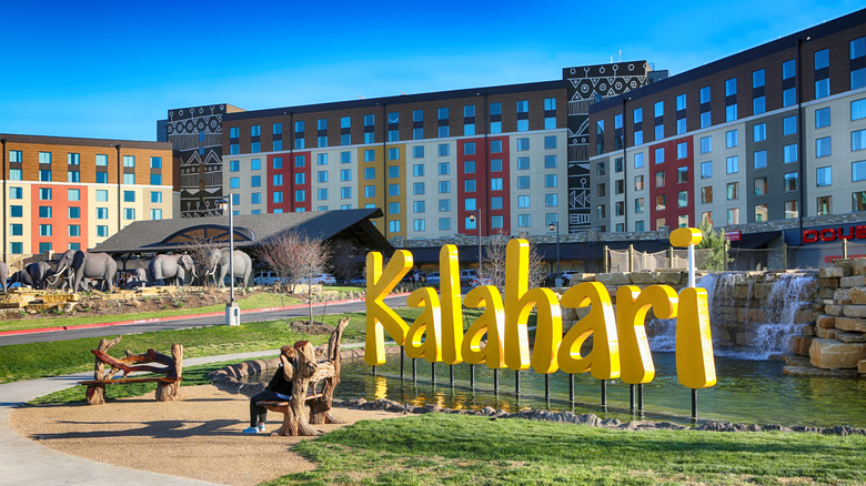 Front of Kalahari Resort