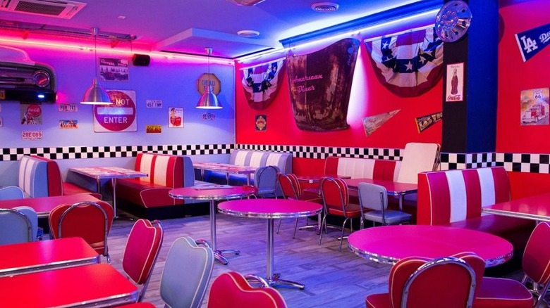 1950 American Diner interior