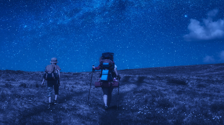 Hiking under the stars