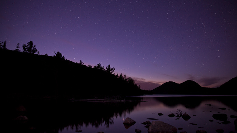 Sky at night in Maine