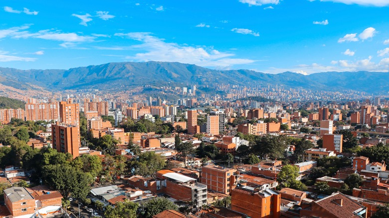 Panoramic view of Medellín