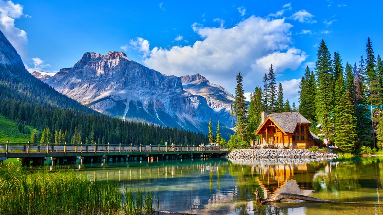 lake near Canadian Rockies