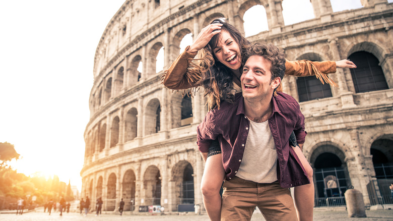 Honeymooners in Rome