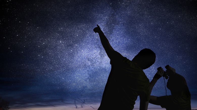 Stargazing with binoculars