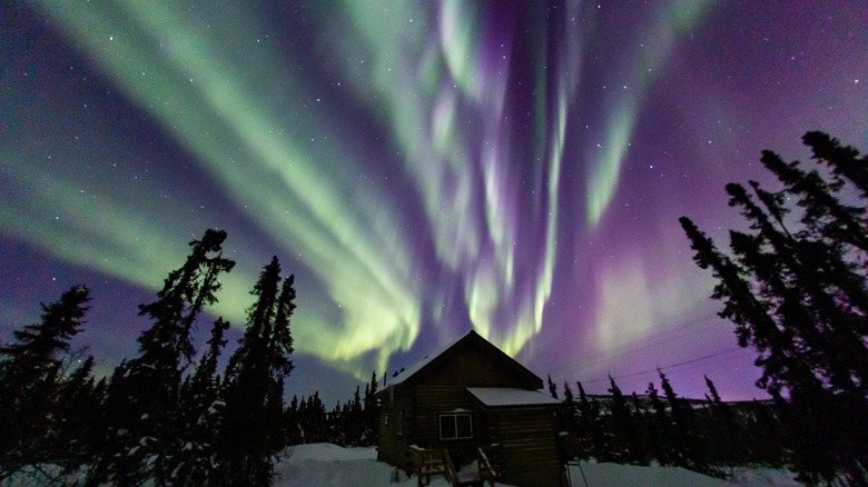 Northern lights in Fairbanks, Alaska