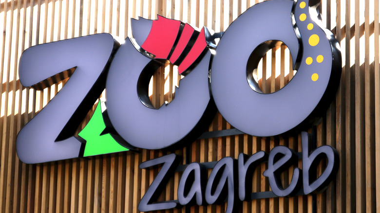 sign for zagreb zoo