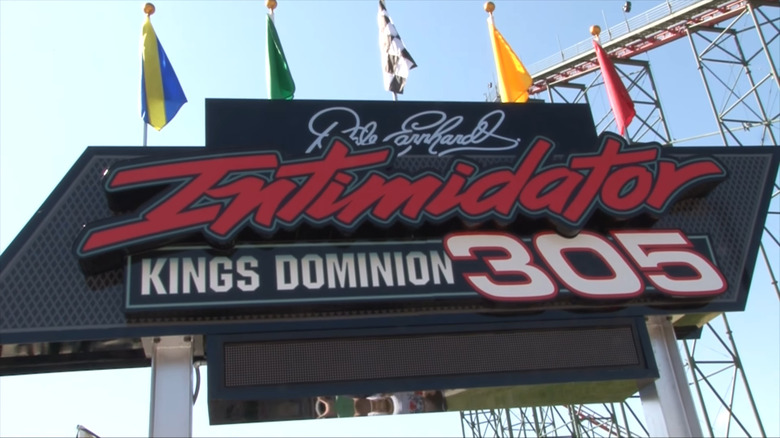The Intimidator 305 entrance sign