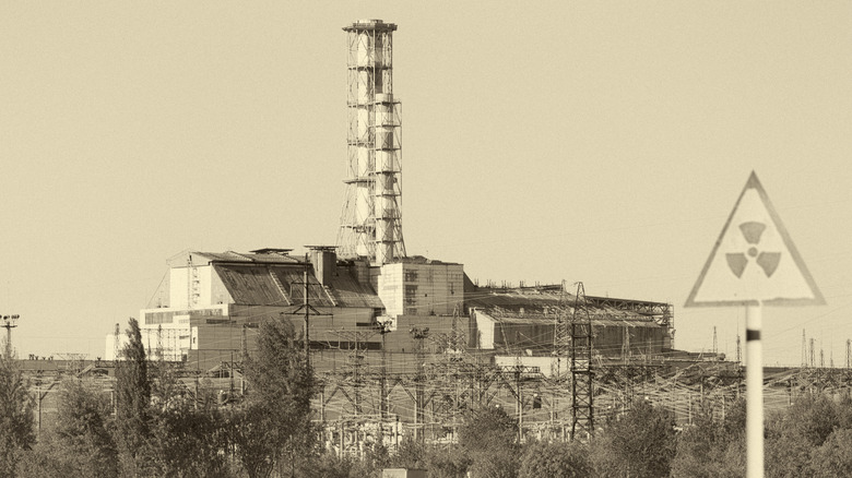 Historic Chornobyl nuclear reactor 4