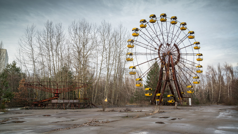 Abandoned Ferris Wheel in Pripyat