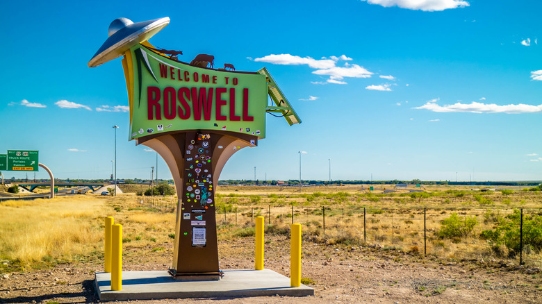 Roswell, New Mexico sign