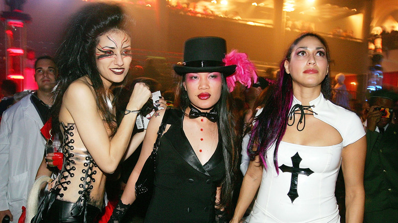 Costumed guests at Sin City Halloween Ball