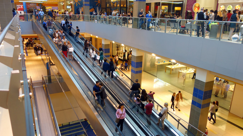 Shoppers at Porta di Roma