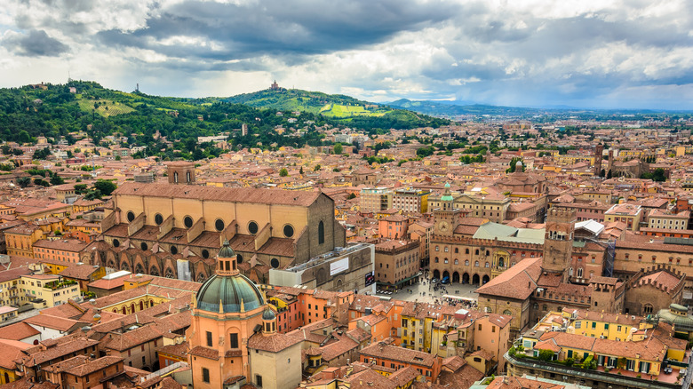 Aerial of Bologna