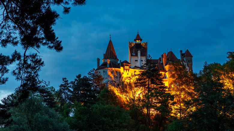 Bran Castle at dusk