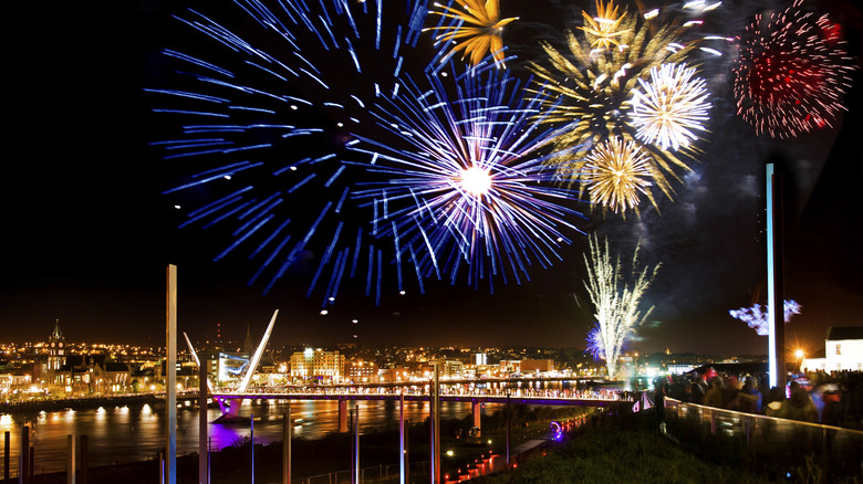 Derry firework show at Halloween