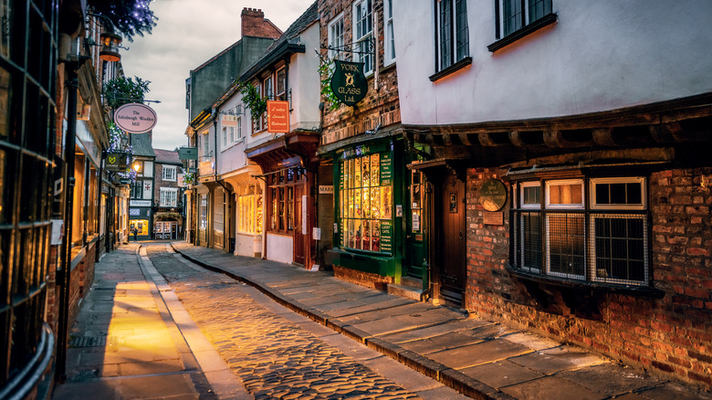 Medieval street in York