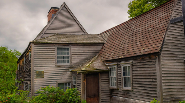 Exterior of wooden Fairbanks House