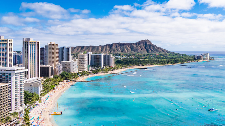 Waikiki shoreline