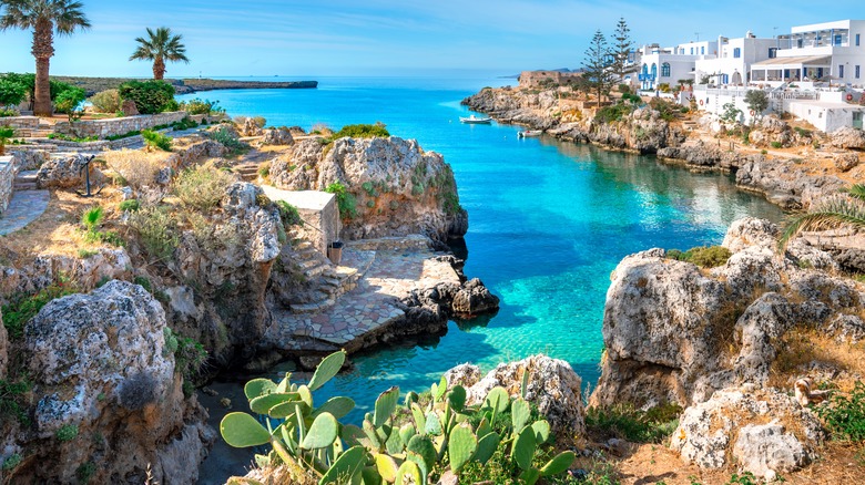 Rocky shoreline of Kythira