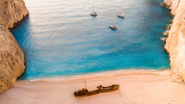 Shipwreck on Navagio Beach