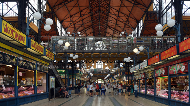 Food stalls at Central Market Hall