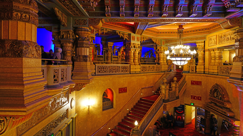 Grand theater interior staircase