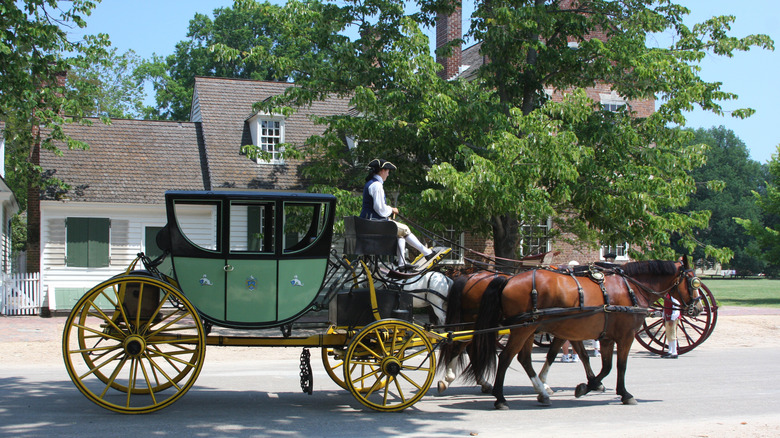 Colonial carriage in Williamsburg 