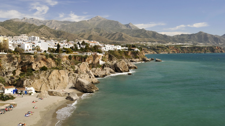 Nerja beach in Spain