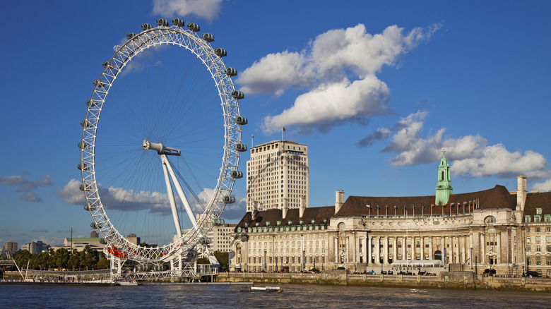 London Eye on the Thames Path