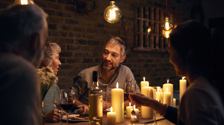 candlelit dinner in london cellar