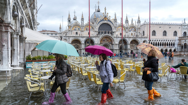 High water St Mark's Square