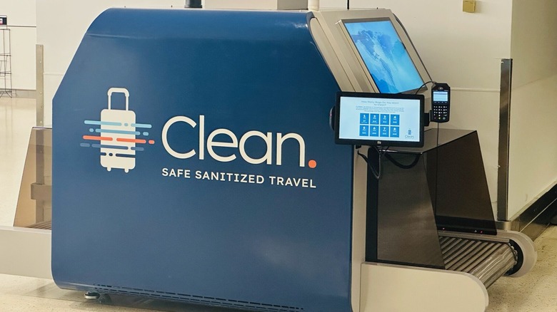 One of the Clean sanitization machines