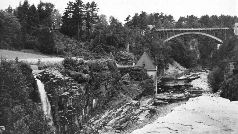 Historic photo of Ausable Chasm