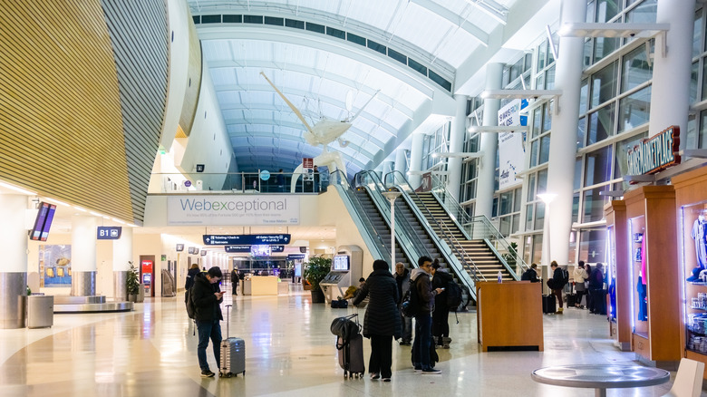 Interior of SJC airport