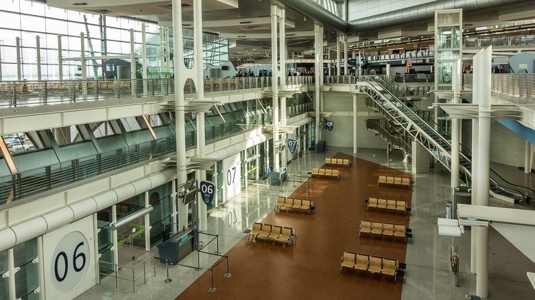 Interior of Porto Airport