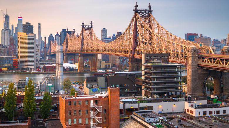 Queensboro Bridge New York skyline