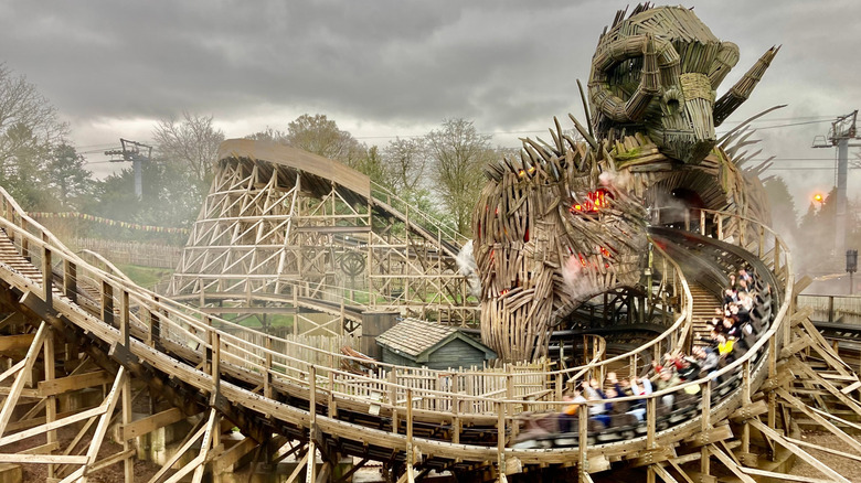 Wicker Man rollercoaster at Alton Towers