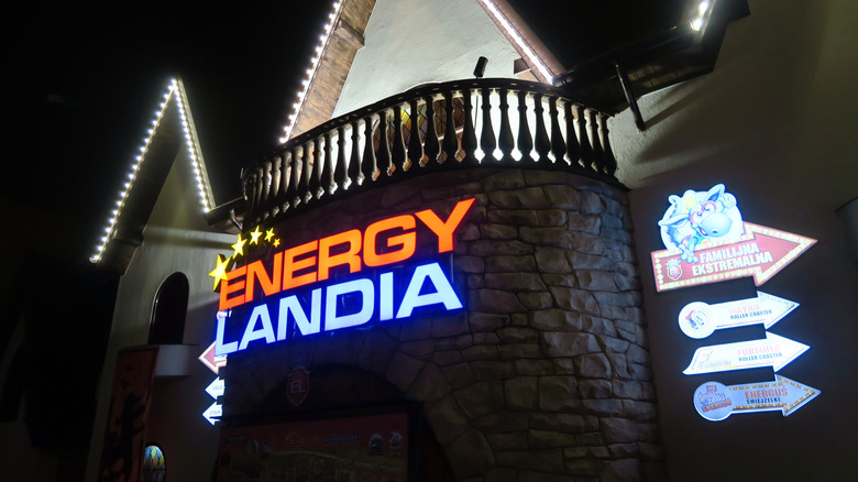 Energylandia neon sign