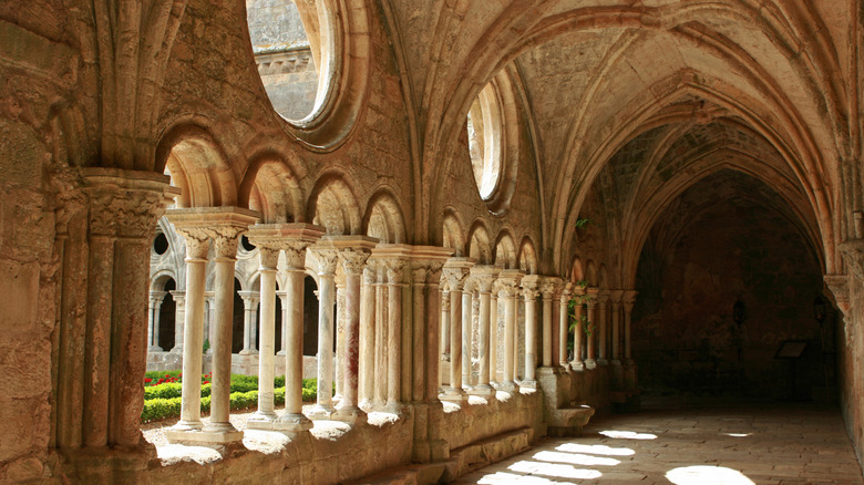 Old monastery corridor 