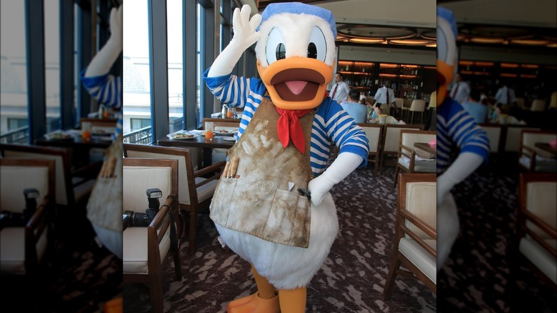 Donald Duck at Topolino's Terrace