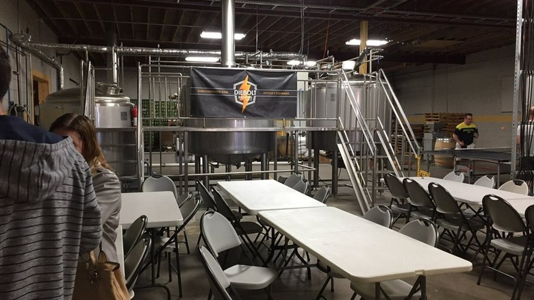 Diebolt Brewing's brewery space