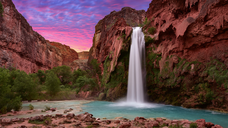 waterfall in Grand Canyon