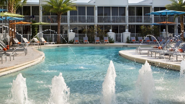 Pool area at B Resort