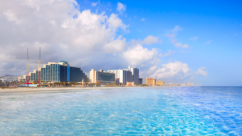 The ocean near Daytona Beach