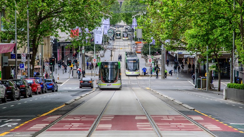 Tram in Melbourne