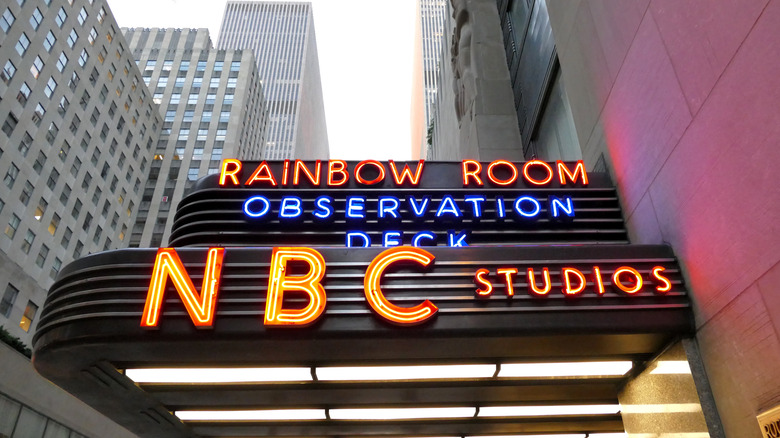 NBC Studios' marquee