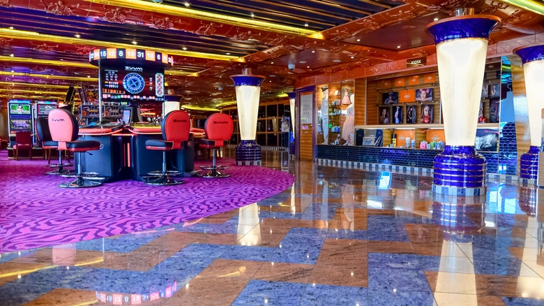 Casino aboard cruise ship