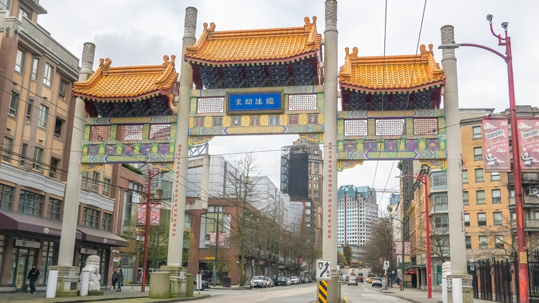 Paifang in Vancouver Chinatown