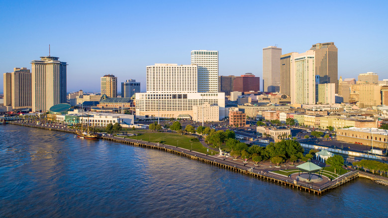 Aerial view of New Orleans, Louisiana